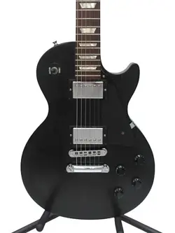USED  GIBSON USA LES PAUL STUDIO FADED SATIN EBONY 2009 ELECTRIC GUITAR LES P