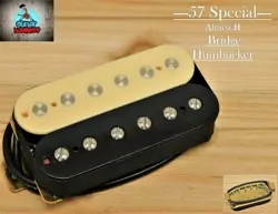 G.M. 57 SPECIAL ALNICO II ZEBRA HUMBUCKER BRIDGE (4-WIRE)FOR GIBSON EPIPHONE®