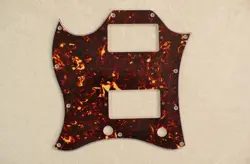 BROWN TORTOISE FULL FACE SIZE LEFT HANDED 4 PLY PICKGUARD FOR GIBSON SG STANDARD