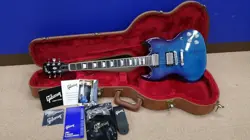 GIBSON SG MODERN BLUEBERRY FADE MADE IN USA 2019 SOLID BODY ELECTRIC GUITAR