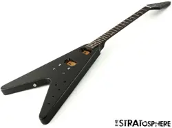 GIBSON USA 80S FLYING V MODEL BODY + NECK AMERICAN SLIM TAPER EBONY