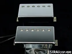 USA GIBSON SG STANDARD MODEL 490R 490T PICKUP SET CHROME, QUICK CONNECT