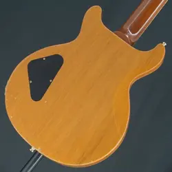 GIBSON USED LES PAUL STANDARD DOUBLE CUT PLUS NECK REPAIRED (TRANS AMBER S