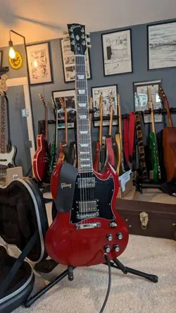 2011 GIBSON SG STANDARD LIMITED, NATURAL, UPGRADED + HARD CASE
