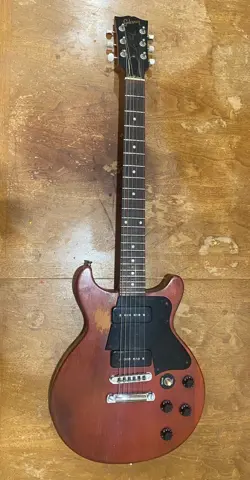 2003 GIBSON LES PAUL SPECIAL DC FEDED CHERRY RED
