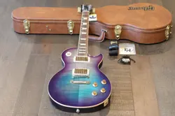 2015 GIBSON LES PAUL TRADITIONAL ELECTRIC GUITAR BLUEBERRY BURST +  OHSC