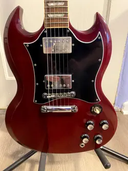 1998 GIBSON SG STANDARD MADE IN USA - HERITAGE CHERRY RED - GIBSON USA HARD CASE