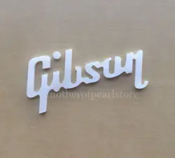 WHITE RIVER MOTHER OF PEARL SHELL GIBSON PEGHEAD INLAY LOGO 1.5MM/0.06