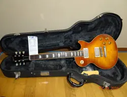 ELECTRIC GUITAR GIBSON LES PAUL STANDARD TIGER GRAIN MADE IN USA S/N 01493542