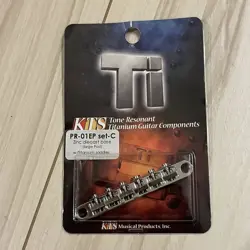 KTS PR-01 TITANIUM BRIDGE FOR GIBSON/FENDER - OPENED, GUITAR PART