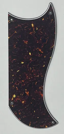 FOR 4-PLY GIBSON SG CUSTOM 3 PICKUP STYLE GUITAR PICKGUARD ,BROWN TORTOISE