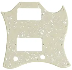 CUSTOM FOR US GIBSON SG STANDARD STYLE GUITAR PICKGUARD,1 PLY CREAM PEARL