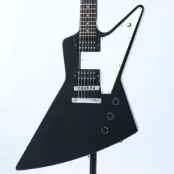 GIBSON EXPLORER '76 REISSUE EBONY BLACK SN.023150649 ELECTRIC GUITAR