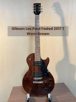 GIBSON LES PAUL FADED 2017 T WORN BROWN