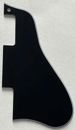 3 PLY BLACK PICKGUARD FIT GIBSON ES 335 SHORT STYLE GUITAR PARTS