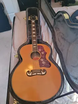 EPIPHONE INSPIRED BY GIBSON J-200 ACOUSTIC ELECTRIC GUITAR WITH EPIPHONE CASE