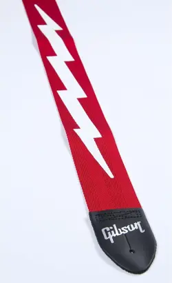 RED GUITAR STRAP