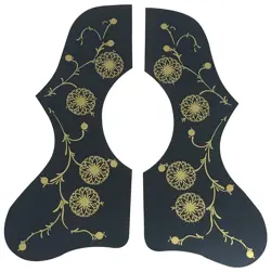 CUSTOM FOR GIBSON J200 SJ200 ACOUSTIC FOLK GUITAR SELF ADHENSIVE PICKGUARD BLACK