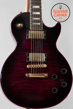 2012 GIBSON CUSTOM SHOP LES PAUL CUSTOM FIGURED PURPLE WIDOW