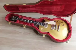 ELECTRIC GUITAR GIBSON USA LES PAUL STANDARD FADED GOLD TOP REFINISHED 2022 MADE