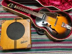 VINTAGE RECORDING KING ROY SMECK GIBSON AMPLIFIER SET