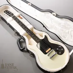 GIBSON MELODY MAKER WORN WHITE W/HARD CASE ELECTRIC GUITAR FROM JAPAN