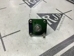 SWITCHCRAFT INPUT OUTPUT JACK METAL PLATE SQUARE CURVED CHROME