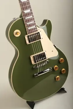 GIBSON EXCLUSIVE MODEL LES PAUL STANDARD 50S PLAIN TOP OLIVE DRAB GLOS NEW FM JP