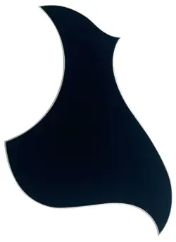 NEW FITS GIBSON L4A ACOUSTIC SELF ADHESIVE GUITAR PICKGUARD 2 PLY BLACK