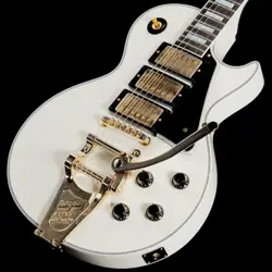 GIBSON CUSTOM SHOP MURPHY LAB '57 LES PAUL CUSTOM 3PU BIGSBY LIGHT AGED WHITE