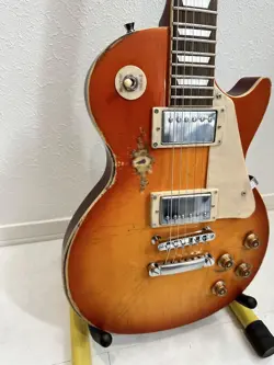 GIBSON GUITAR RELIC PROCESSING LES PAUL STANDARD TYPE MUSICAL INSTRUMENTS