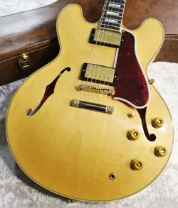 GIBSON CUSTOM SHOP HISTORIC COLLECTION 1959 ES-355 REISSUE STOP BAR VINTAGE NATU