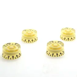 IVORY CREAM SPEED KNOBS 6MM SET OF 4