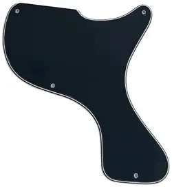 PICKGUARD FOR GIBSON LES PAUL JUNIOR 1958 DC STYLE ELECTRIC GUITAR 4-PLY-BLACK