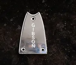 GIBSON SCALLOP TOP TRUSS ROD COVER 2 PLY BLACK AND WHITE SLANTED.