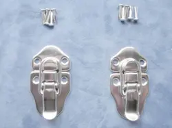 NICKEL GUITAR/INSTRUMENT CASE LATCH/LATCHES-FOR GIBSON &MORE USA BRANDS-SET OF 2