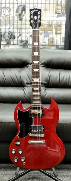 [RARE] GIBSON ELECTRIC GUITAR SG STANDARD RED LH 2020 LEFT-HANDED W/HARD CASE