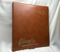GIBSON DEALER PARTS CATALOGUE 1970-1980’S