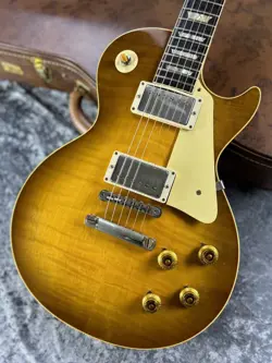 GIBSON CUSTOM SHOP MURPHY LAB 1958 LES PAUL STANDARD LIGHT FIGURED ULTRA #GG2DX