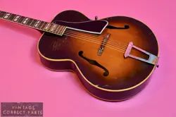 VINTAGE 1951 GIBSON L-7 ARCHTOP JAZZ GUITAR, FULLY CARVED WITH ORIGINAL FINISH!