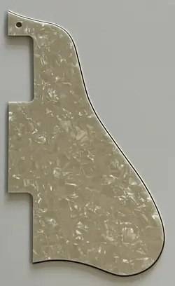 FOR FIT GIBSON ES-335 SHORT STYLE GUITAR PICKGUARD 4 PLY IVORY WHITE PEARL
