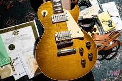 ELECTRIC GUITAR GIBSON CUSTOM SHOP 1959 LES PAUL AGED HISTORIC LIGHT BURST TOM