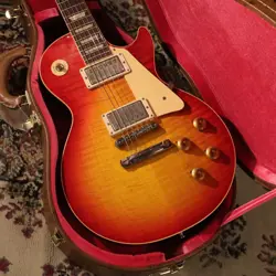 GIBSON CUSTOM SHOP 1959 LES PAUL STANDARD REISSUE WASHED CHERRY VOS SN *OW107
