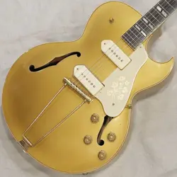GIBSON ES-295 '56 GOLD FINISH ARCH TOP ELECTRIC GUITAR - USED