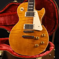 GIBSON LES PAUL STANDARD 50S FIGURED TOP ~HONEY AMBER~ #GGC0B