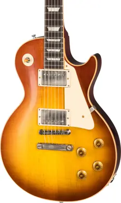 GIBSON CUSTOM SHOP 1958 LES PAUL STANDARD REISSUE VOS ICED TEA BURST W/CASE
