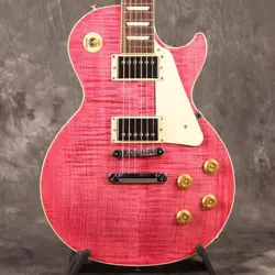 GIBSON USA/LES PAUL STANDARD 50S FIGURED TOP TRANSLUCENT FUCHSIA W/HARD CASE