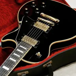 GIBSON LES PAUL CUSTOM '70 EBONY BLACK SAFE DELIVERY FROM JAPAN