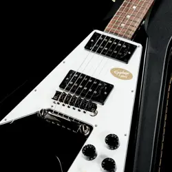 EPIPHONEBY GIBSON CUSTOM KIRK HAMMETT 1979 FLYING V EBONY 3.34KG SAFE DELIVERY F