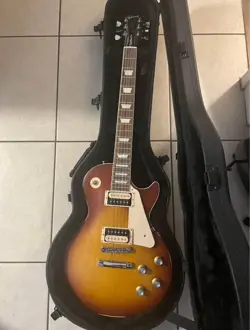 2021 NEW GIBSON LES PAUL TRAD PRO V SATIN ICED TEA